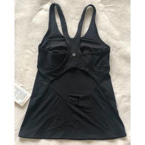 Lululemon Black Crossback Tank - Size 6